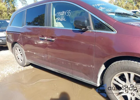 2011 Honda Odyssey Ex-L from USA, damaged, VIN 5FNRL5H6XBB018305